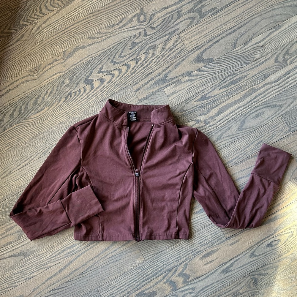 Balance athletica crop zip up